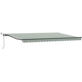  Tkanina za tende s Zelena i bijela 500 × 350 cm Poliester | shoptok.hr