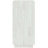 VidaXL knjižna omara bela 40x35x71 cm trdna borovina Slike