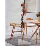 Hanah home lindy - natural natural dining table & chairs set (4 pieces) | ePonuda.com