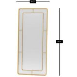 Hanah home Metalno ogledalo Edgea Gold | ePonuda.com