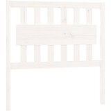 Maison Chic posteljno vzglavje - vzglavna omarica - nočna omarica belo 95,5x4x100 cm trdna borovina, (21705847) | Shoptok.si