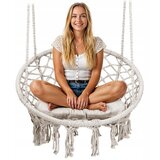 Sofotel Boho viseća vrtna fotelja i ljuljačka, bež, do 150 kg | shoptok.hr