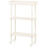 noo.ma Bež metalni regal na kotačima 60x97x30 cm Nolle – Cijene
