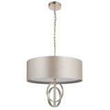  Endon 95216 - Luster na lancu 3xE27/10W/230V prečnik 60 cm siva | Eponuda.com