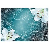  Samoljepljiva foto tapeta - Oriental Wings (Turquoise) 245x175 | shoptok.hr