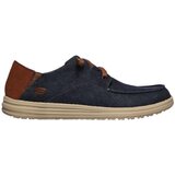 Skechers Slips on Baskets Melson-Planon textile bleu classique Modra Cene