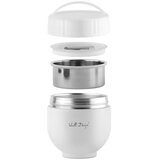 Vialli Design Bela termovka za hrano iz nerjavečega jekla 680 ml Fuori – | Shoptok.si