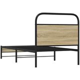 vidaXL Okvir kreveta bez madraca boja hrasta sonome 75 x 190 cm drveni | shoptok.hr