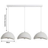 Brilagi Luster na sajli WABI SABI 3xE27/60W/230V bela | Eponuda.com