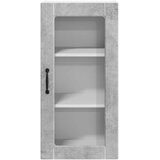  Zidni stakleni ormarić Lucca Betonska siva 40 x 31 x 80 cm | shoptok.hr