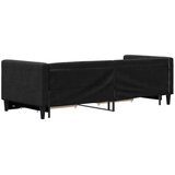  Dnevni krevet na razvlačenje s ladicama crni 80x200 cm tkanina | shoptok.hr