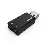 Hama usb zvucna kartica 2x3,5mm zenski na usb-a muski