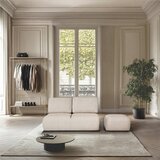 Rodier Kremno bel tabure iz tkanine bouclé Mirel – | Shoptok.si