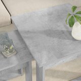  Set stolića za kavu 2 pcs Betonski sivi Konstruirano drvo | shoptok.hr
