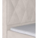 MID.YOU postelja boxspring 180 cm x 200 cm , kovina, umetna masa, tekstil, karton, leseni material bela | Shoptok.si