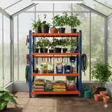 SUPERHOME 200x120x60cm 4x200kg Potpuno Metalna Montažna Polica Cene