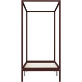  Okvir za krevet s baldahinom od borovine tamnosmeđi 90 x 200 cm | shoptok.hr