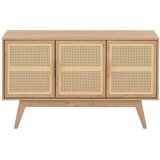 Støraa Niska komoda u dekoru hrasta u prirodnoj boji 128x75 cm Bridget – | shoptok.hr