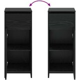  Kupaonski ormar Crni hrast 35 x 36,5 x 85 cm Konstruirano drvo | Eponuda.com