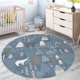 Mila Home Plavi periv dječji tepih ø150 cm Forest Land – | shoptok.hr