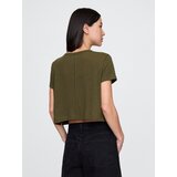 GAP Linen crop t-shirt - Women's | shoptok.hr