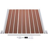  Vrtna ograda od WPC-a 699 x 186 cm smeđa | shoptok.hr