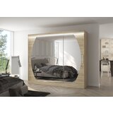 ADRK Klizni ormar s ogledalom CAMBE 250 cm - SONOMA-SONOMA HRAST Cijene
