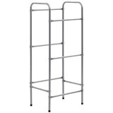 vidaXL Police za pohranu 3 sanduka srebrne 50 x 33 x 116 cm čelične | shoptok.hr