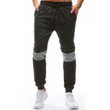 DStreet Spodnie męskie dresowe camo czarne | shoptok.hr