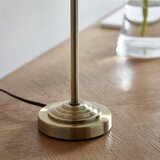  Endon 104054 - Stona lampa HIGHCLERE 1xE14/7W/230V bela/mesing prečnik 25 cm | Eponuda.com