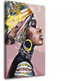  Slikanje po številkah PREMIUM GOLD - Žena s turbanom (set za) | Shoptok.si