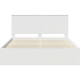  Okvir za krevet Bijelo 160 x 200 cm Čvrsto borovo drvo | shoptok.hr