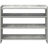 vidaXL Regal za čevlje betonsko siv 80x25x62 cm inženirski les | Shoptok.si