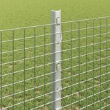  Zatvorena žičana ograda s postovima 10 x 1,2 m Pocinčani čelik | shoptok.hr