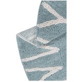 Lorena Canals Okrogla preproga iz bombaža - ABC - Vintage Blue | Shoptok.si