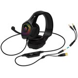 Connect IT CHP-5600-BK - LED RGB gejmerske žičane slušalice sa mikrofonom, crne | Eponuda.com