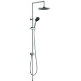 MIXOMAT Pršni set z nadglavno prho Dallas (s preklopnikom, višina: 82 - 140 cm, krom/antracit) | Shoptok.si