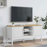 TV ormarić FLORO bijeli 114 x 43 x 55 cm od masivne borovine | shoptok.hr