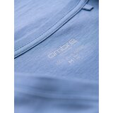 Ombre BASIC men's classic cotton T-shirt with a serape neckline - blue | Shoptok.si