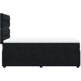 vidaXL box spring krevet s madracem crni 90x200 cm baršunasti | shoptok.hr