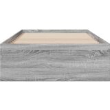 vidaXL Posteljni okvir s predali siva sonoma 100x200 cm inženirski les | Shoptok.si