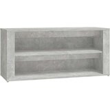  Stalak za cipele boja betona 100x35x45 cm konstruirano drvo | shoptok.hr