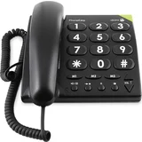 velikotipični telefon PhoneEasy311c črn, (20685919)