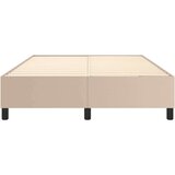  Kreveta s oprugama boja cappuccina 140x200cm umjetna koža | shoptok.hr
