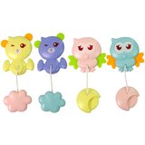 Lean_Toys Vrtiljak Projektor Daljinski upravljalnik Melodije Zveni živali Modra | Shoptok.si
