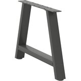  Noge za klub stolić A-oblika 2 kom antracit 60 x (42-43) cm čelik | Eponuda.ba