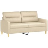  2-dijelni set sofa s jastucima krem od tkanine | shoptok.hr