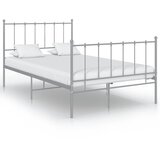  Okvir za krevet sivi metalni 120 x 200 cm | shoptok.hr