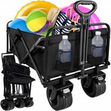  Zložljiv transportni voziček buggy za plažo in kampiranje do 100kg | Shoptok.si