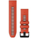 Garmin nadomestni pašček, Quickfit 26'', silikonski, Flame Red/Graphite, (20836546) | Shoptok.si